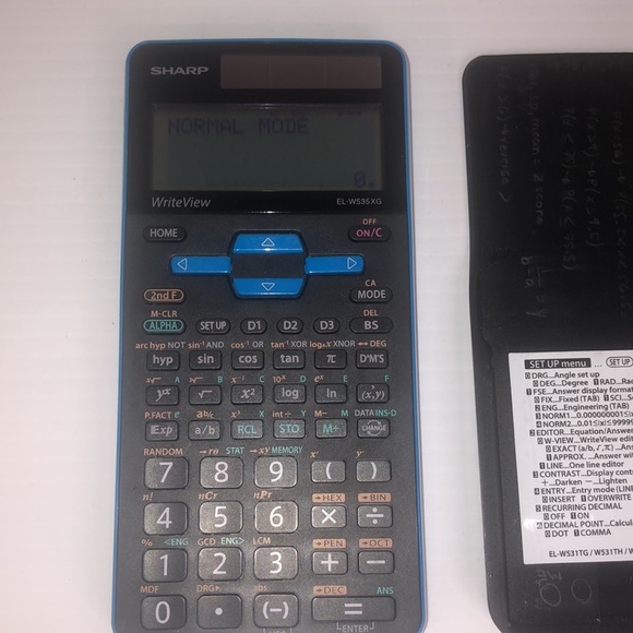 Sharp Write View EL-W535XG calculator. Excellent condition. Fast Shipper - Picture 2 of 9